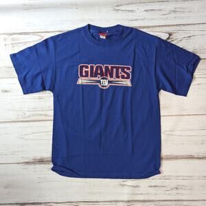 NFL NY Giants Blue Tee-shirt Sz Large